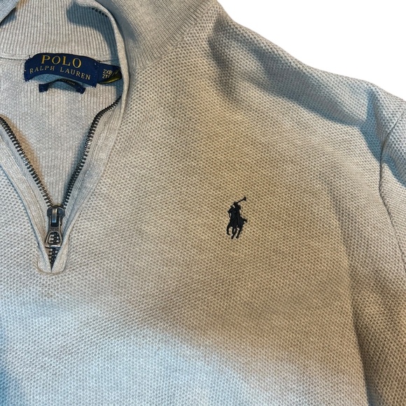 Polo Ralph Lauren Men's Pima Cotton Quarter-Zip Pullover - Picture 2 of 4